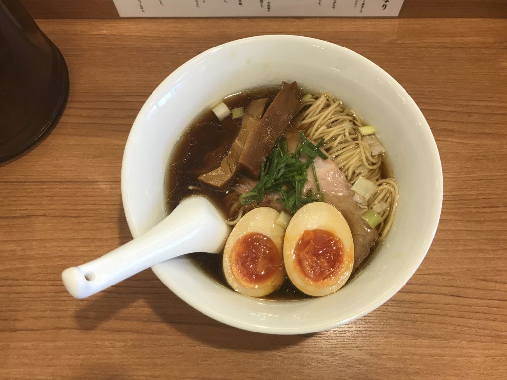 経堂:らぁ麺 時は麺なりの味玉らぁ麺を食べてみた【ラーメンレビュー】