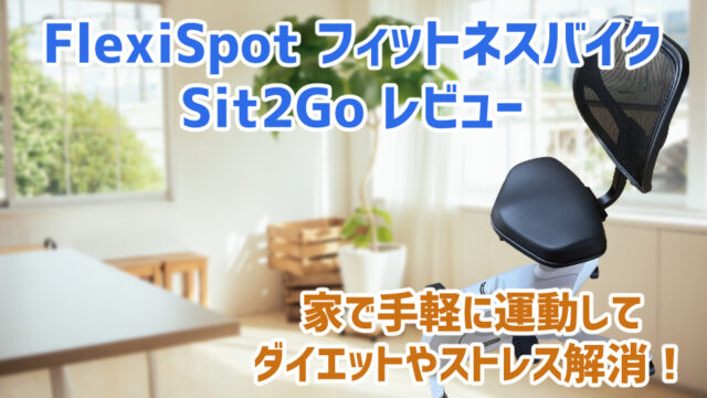 FlexiSpot チェアバイク/フィットネスバイク Sit2Go レビュー【PR】